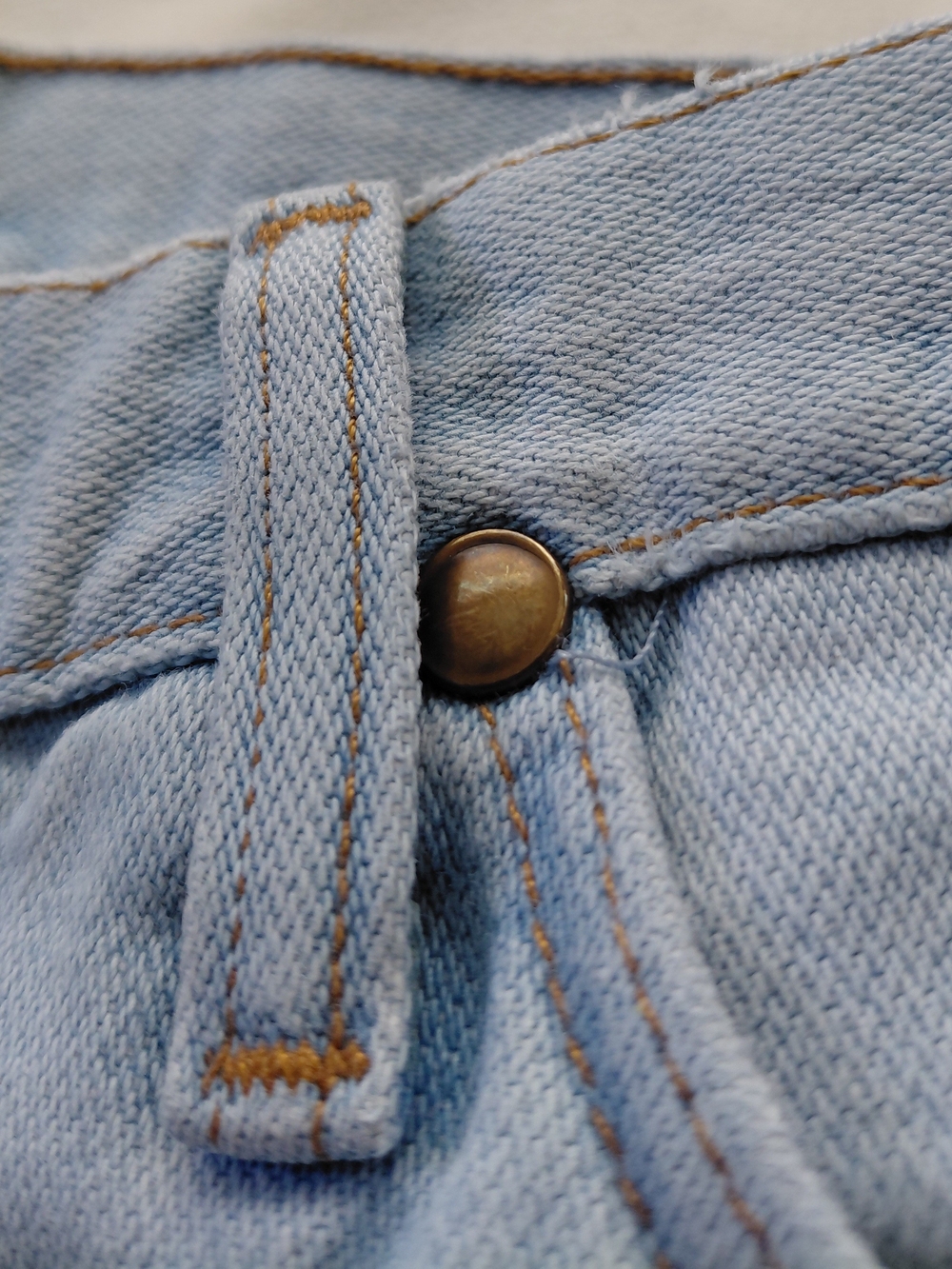 Rare Vintage 1970s Wrangler Light Wash Straight Bootcut Jeans 28 - Picture 14 of 14
